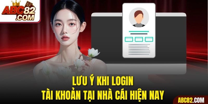 Lưu ý khi login tài khoản tại nhà cái hiện nay